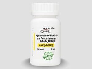 Hydrocodone 2.5/500mg