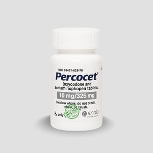 Percocet 10/325mg 1 Percocet 10/325mg
