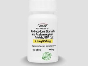Hydrocodone 7.5/750mg